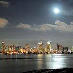 San Diego skyline at night